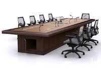 實(shí)木會(huì)議臺(tái)HYT-A08